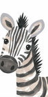Sweet Zebra With Lashes Plakat - Posterbox.dk