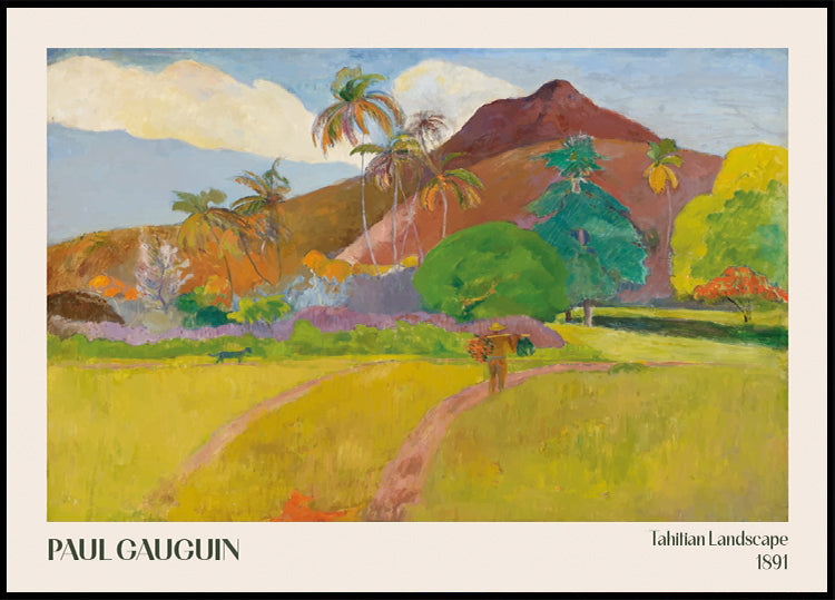 Tahitian Landscape, 1891, Paul Gauguin Plakat - Posterbox.dk
