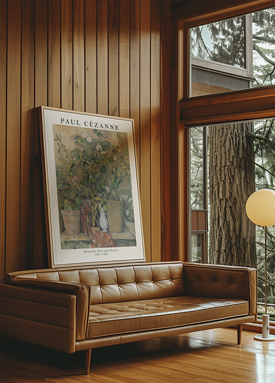 Terracotta Pots and Flowers, Cézanne Still Life Plakat - Posterbox.dk