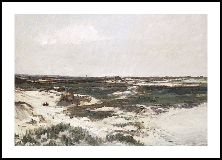 The Dunes at Camiers by Charles-François Daubigny Plakat - Posterbox.dk