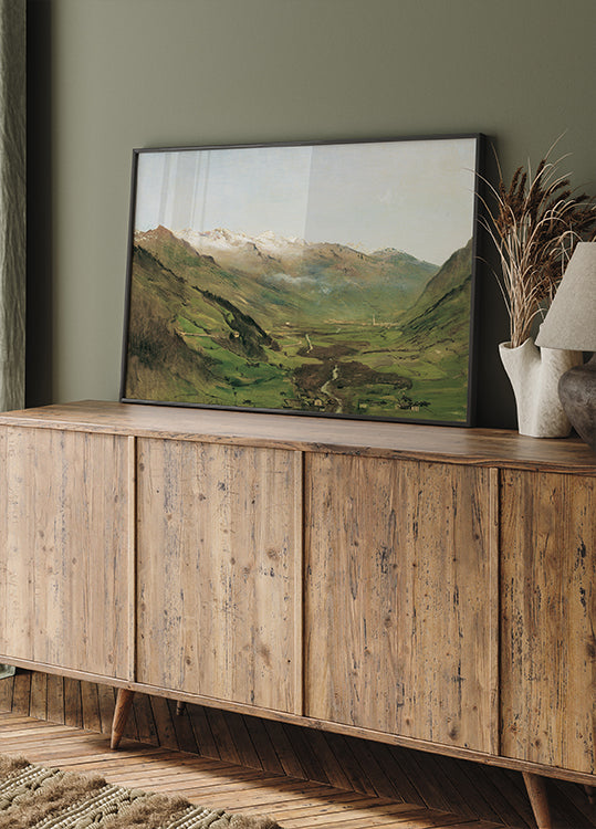 The Gastein Valley by Anton Romako Plakat - Posterbox.dk