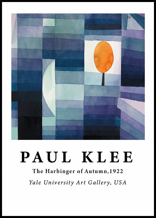The Harbinger of Autumn, geometric tree abstract Plakat - Posterbox.dk