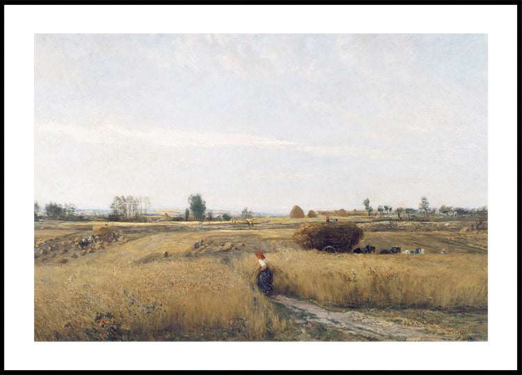 The Harvest by Charles-François Daubigny Plakat - Posterbox.dk