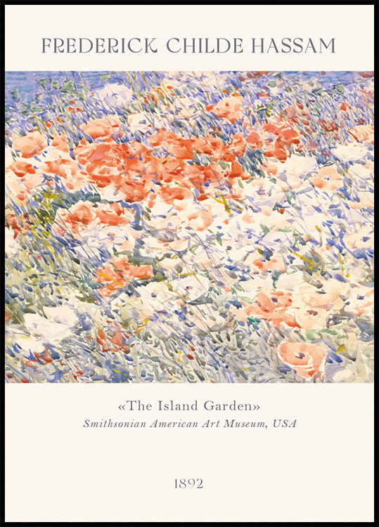 The Island Garden, Childe Hassam Plakat - Posterbox.dk