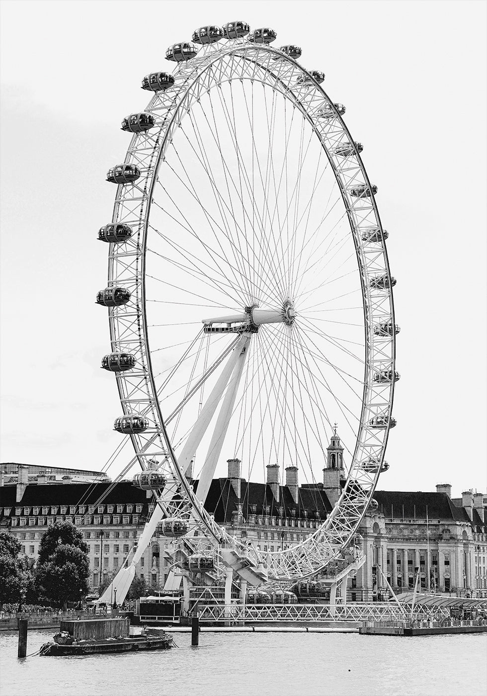 The London Eye Plakat - Posterbox.dk