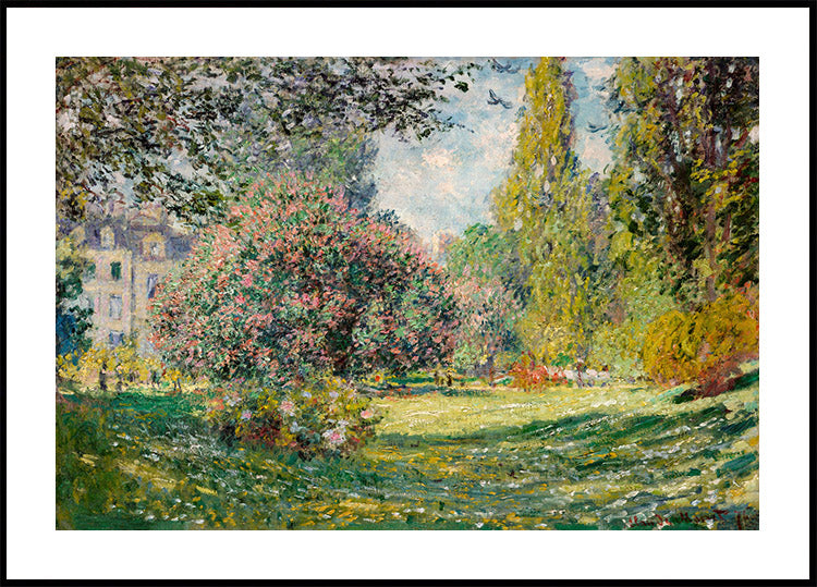 The Parc Monceau Landscape By Claude Monet (1867) Plakat - Posterbox.dk