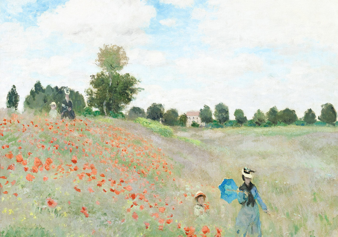 The Poppy Field 1873 Plakat by Claude Monet - Posterbox.dk
