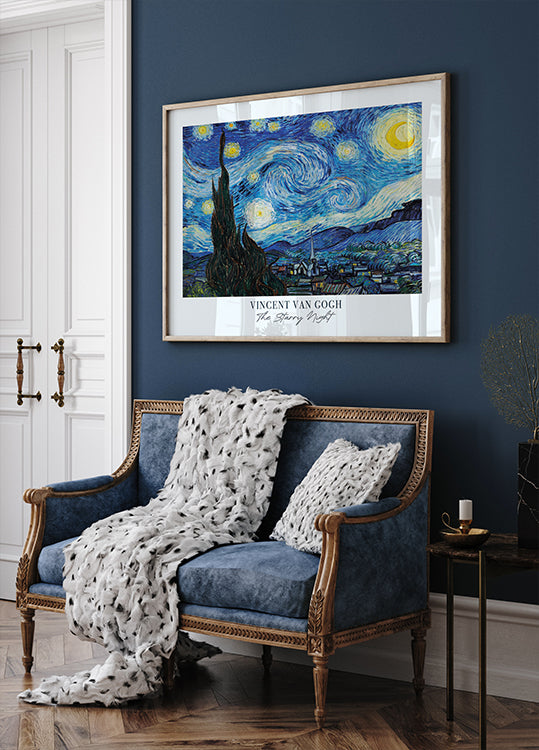 The Starry Night by Vincent van Gogh Plakat - Posterbox.dk