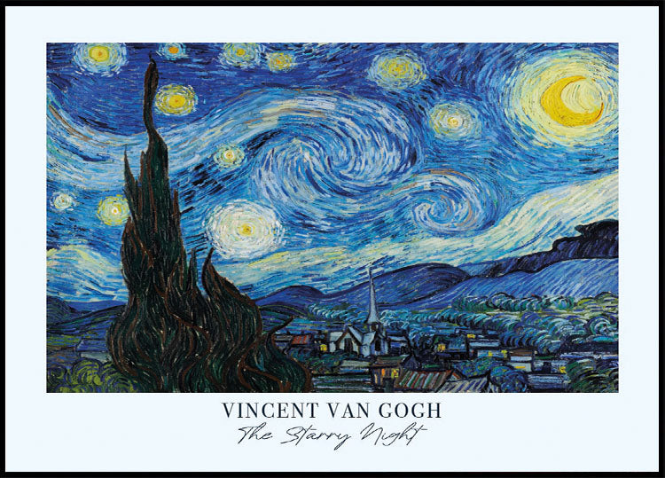 The Starry Night by Vincent van Gogh Plakat - Posterbox.dk