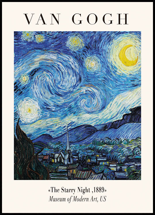 The Starry Night Plakat - Posterbox.dk