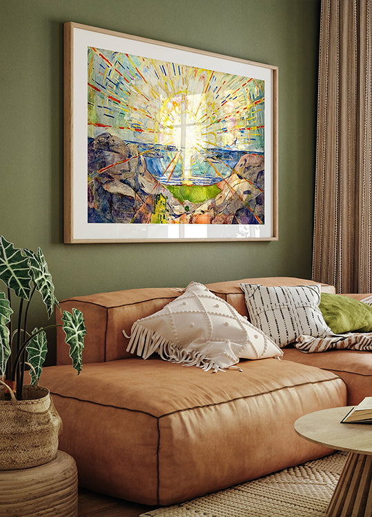 The Sun by Edvard Munch Plakat - Posterbox.dk