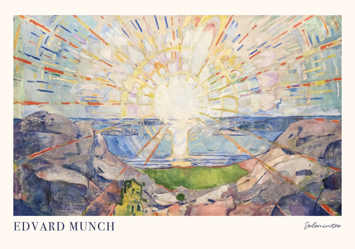 The Sun by Edvard Munch Plakat - Posterbox.dk