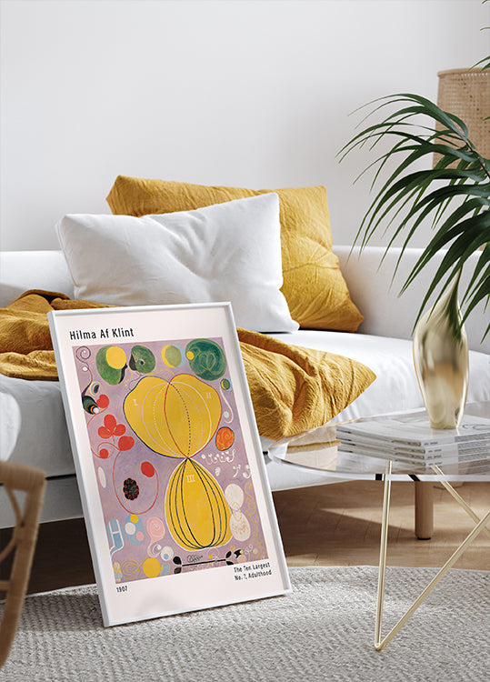 The Ten Largest, No. 7, Adulthood by Hilma af Klint Plakat - Posterbox.dk