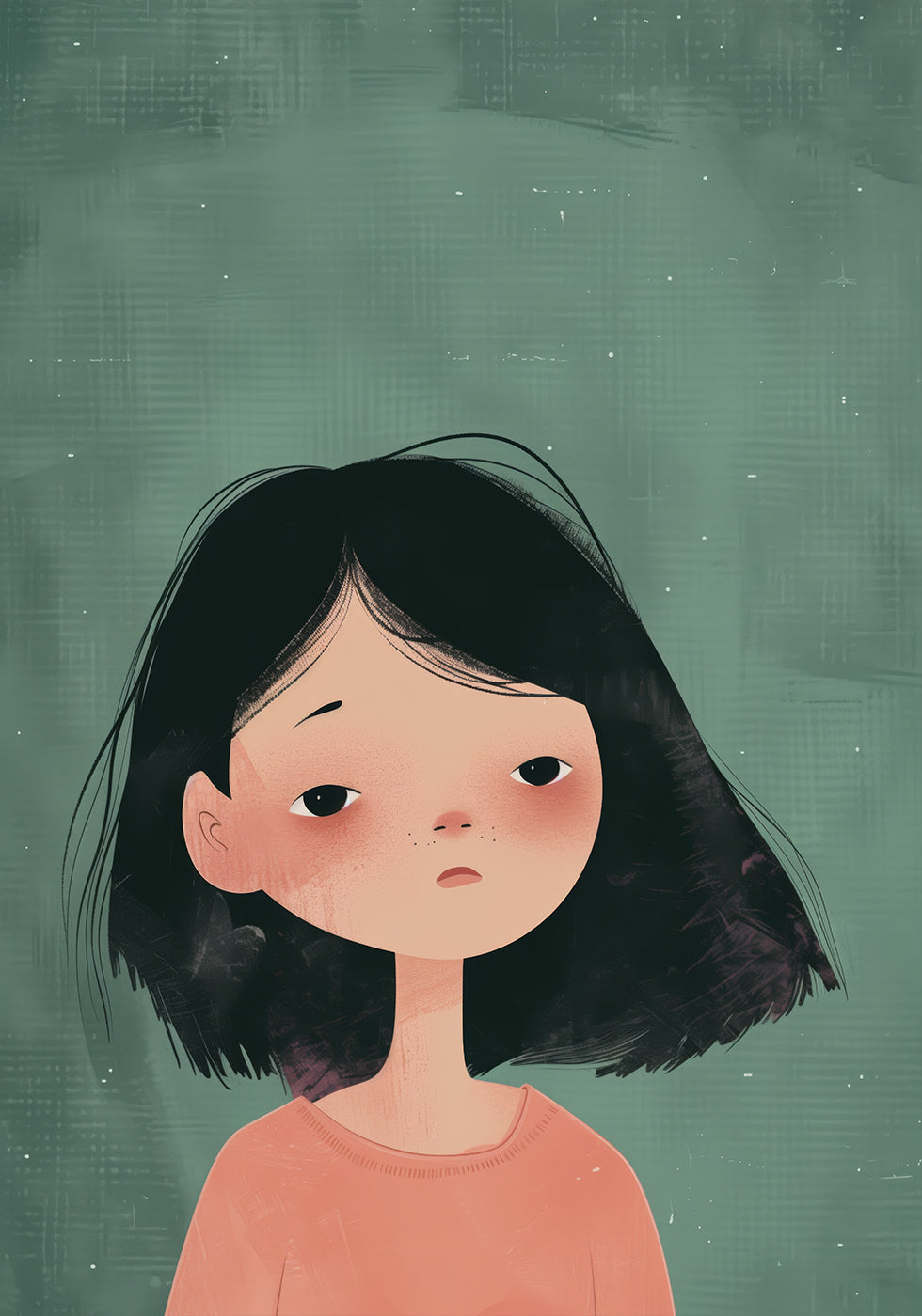 Thoughtful Girl Plakat - Posterbox.dk