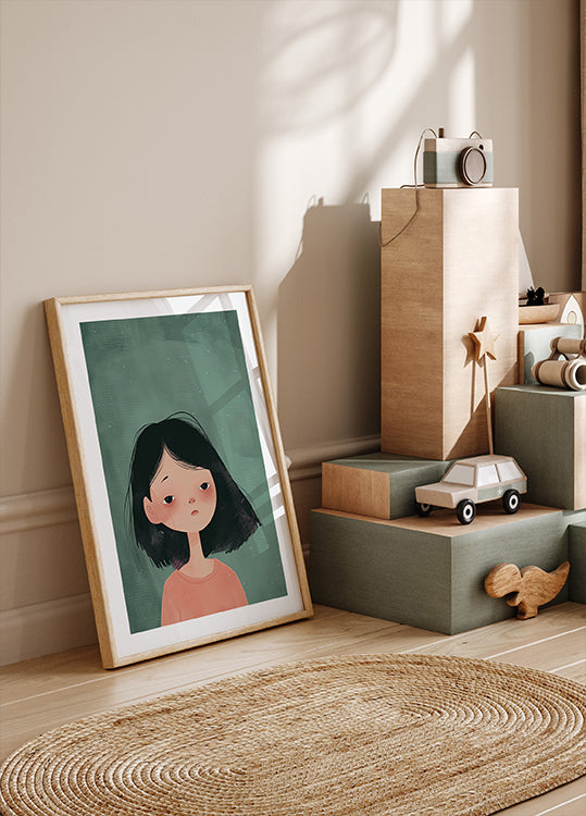 Thoughtful Girl Plakat - Posterbox.dk