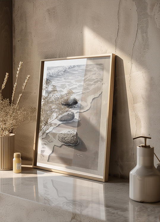 Tide and Stone Plakat - Posterbox.dk