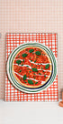 Tomato & Basil Pizza, Italian Food Art Plakat - Posterbox.dk