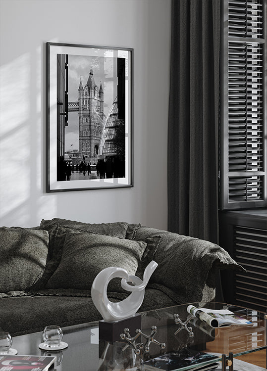 Tower Bridge Close-Up Perspective Plakat - Posterbox.dk