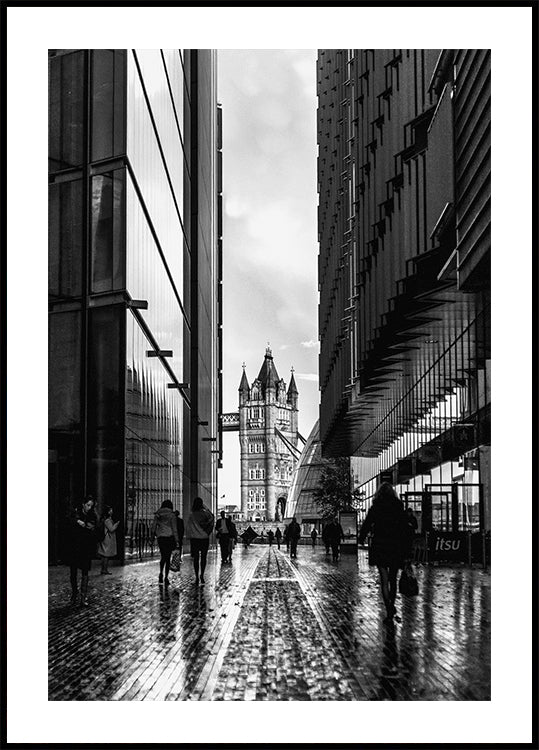Tower Bridge Urban Perspective Plakat - Posterbox.dk