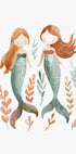 Twin Mermaids, underwater girls Plakat - Posterbox.dk