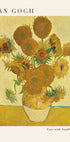 Vase with Sunflowers by Vincent van Gogh Plakat - Posterbox.dk