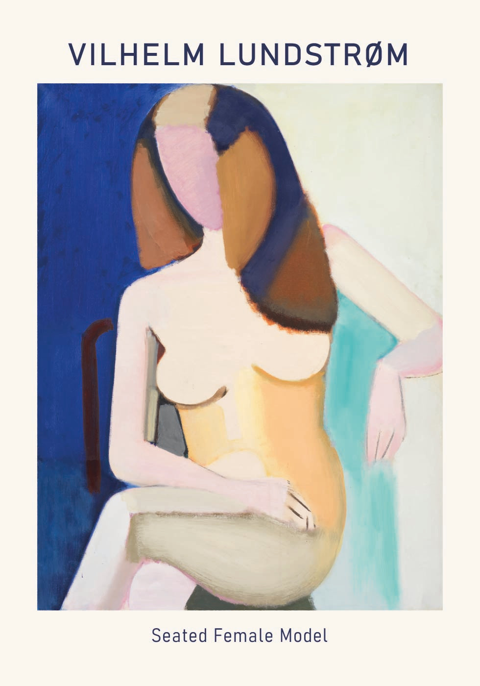 Vilhelm Lundstrøm, Seated Female Model Plakat - Posterbox.dk