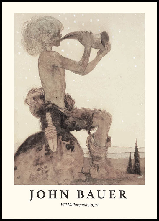 Vill Vallareman Plakat - Posterbox.dk