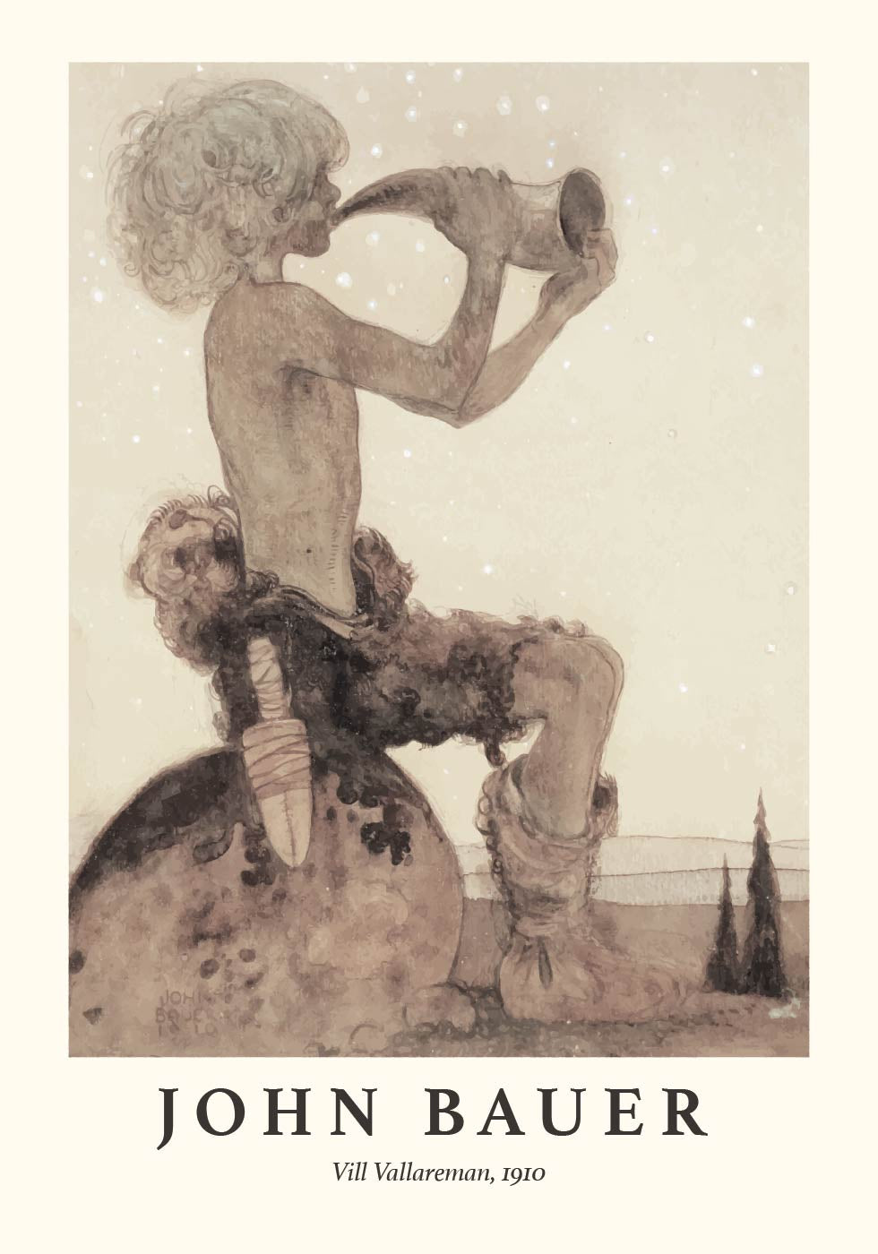 Vill Vallareman Plakat - Posterbox.dk