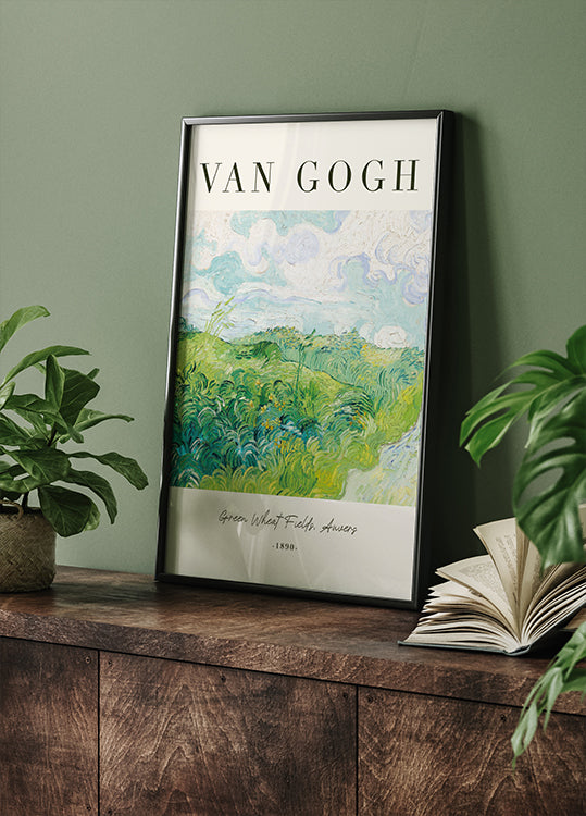 Vincent van Gogh - Green Wheat Fields, Auvers Plakat - Posterbox.dk