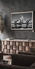Vintage Airplane, Black and White Aviation Plakat - Posterbox.dk