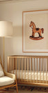 Vintage Rocking Horse Wooden Toy Plakat - Posterbox.dk