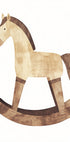 Vintage Wooden Rocking Horse Plakat - Posterbox.dk