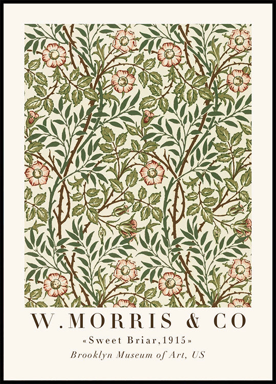 W. Morris & Co - Sweet Briar Plakat - Posterbox.dk