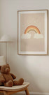 Warm Rainbow And Stars Plakat - Posterbox.dk