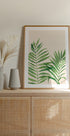 Watercolor Palm Leaf Plakat - Posterbox.dk