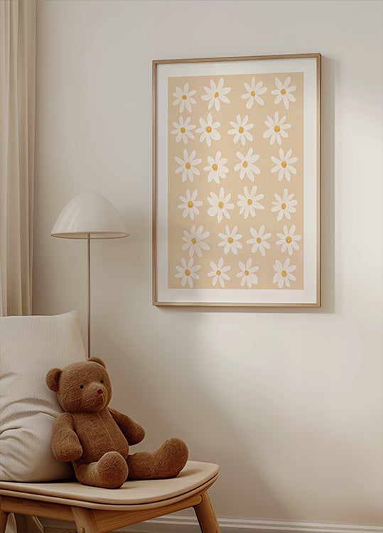 Whimsical Daisy Field Plakat - Posterbox.dk