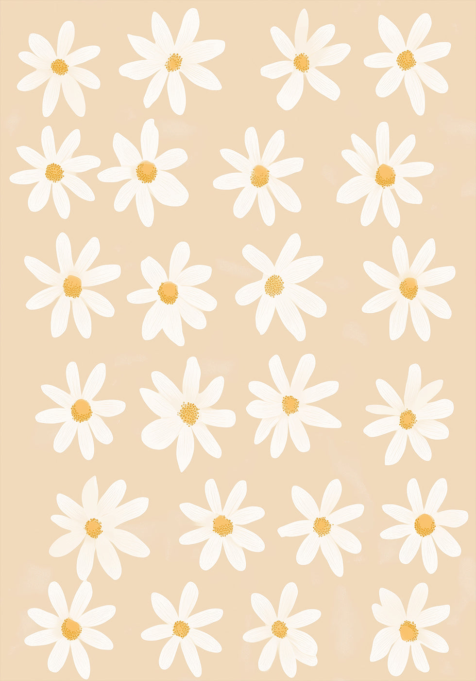 Whimsical Daisy Field Plakat - Posterbox.dk