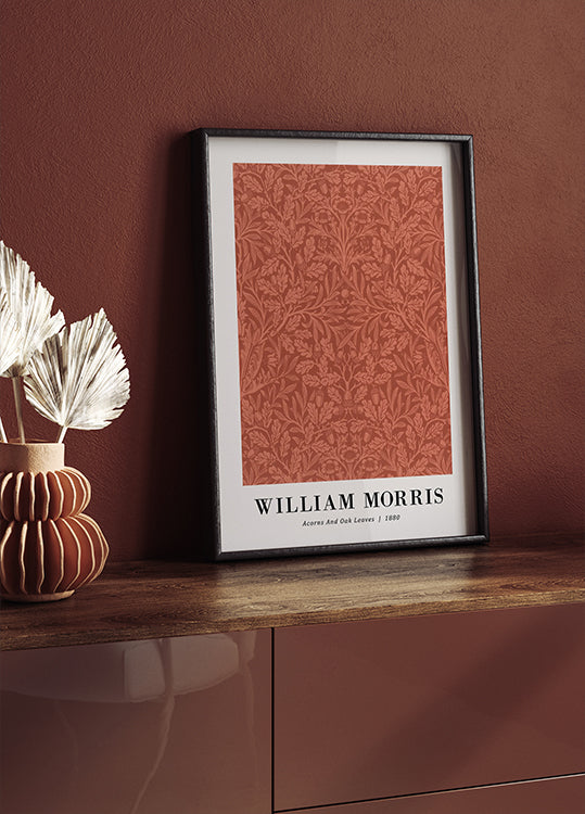 William Morris Acorns and Oak Leaves 1880 Plakat - Posterbox.dk