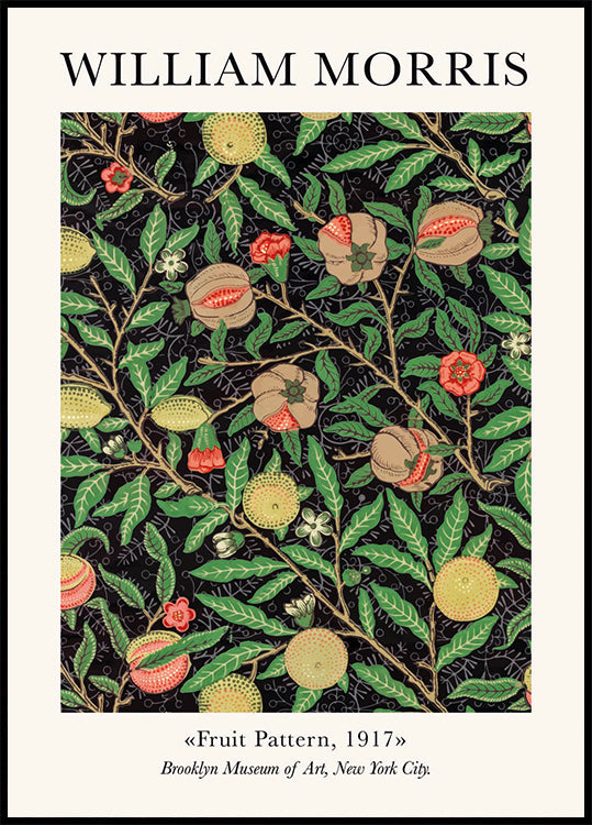 William Morris Fruit Pattern Plakat - Posterbox.dk