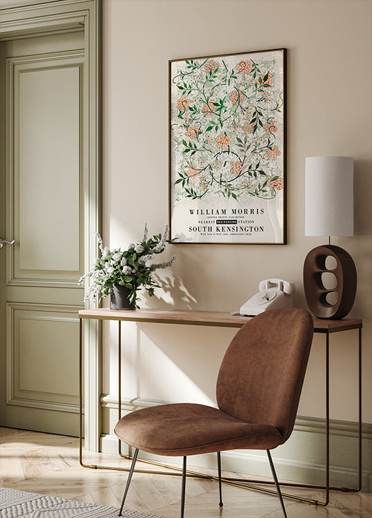 William Morris Jasmine Pattern Plakat - Posterbox.dk