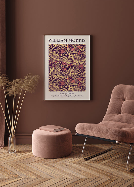 William Morris Larkspur Plakat - Posterbox.dk