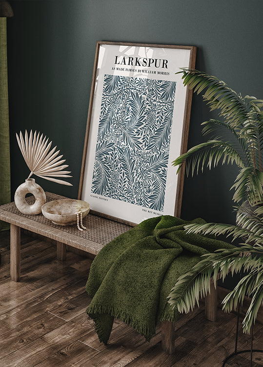 William Morris Larkspur Plakat - Posterbox.dk