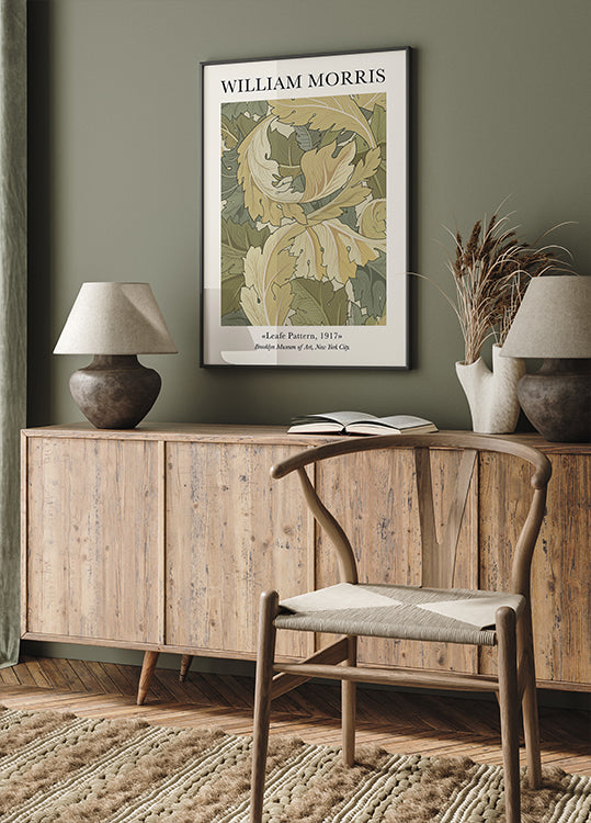 William Morris Leafe Pattern Plakat - Posterbox.dk