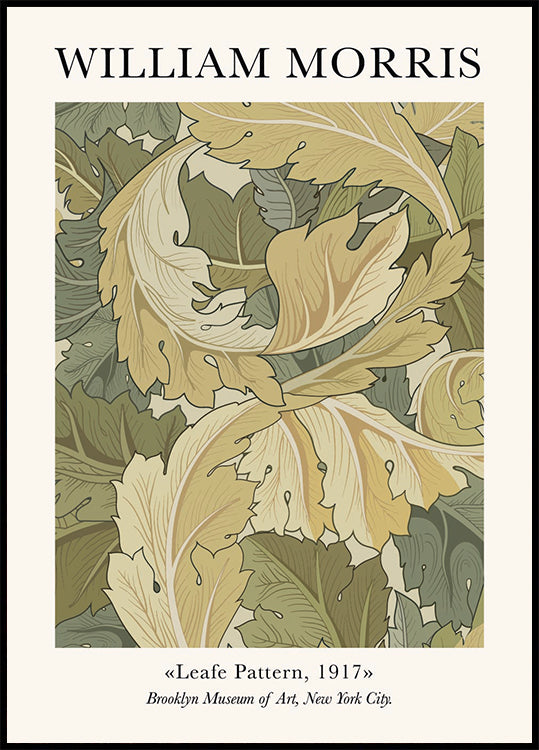 William Morris Leafe Pattern Plakat - Posterbox.dk