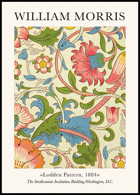 William Morris Lodden Pattern Plakat - Posterbox.dk
