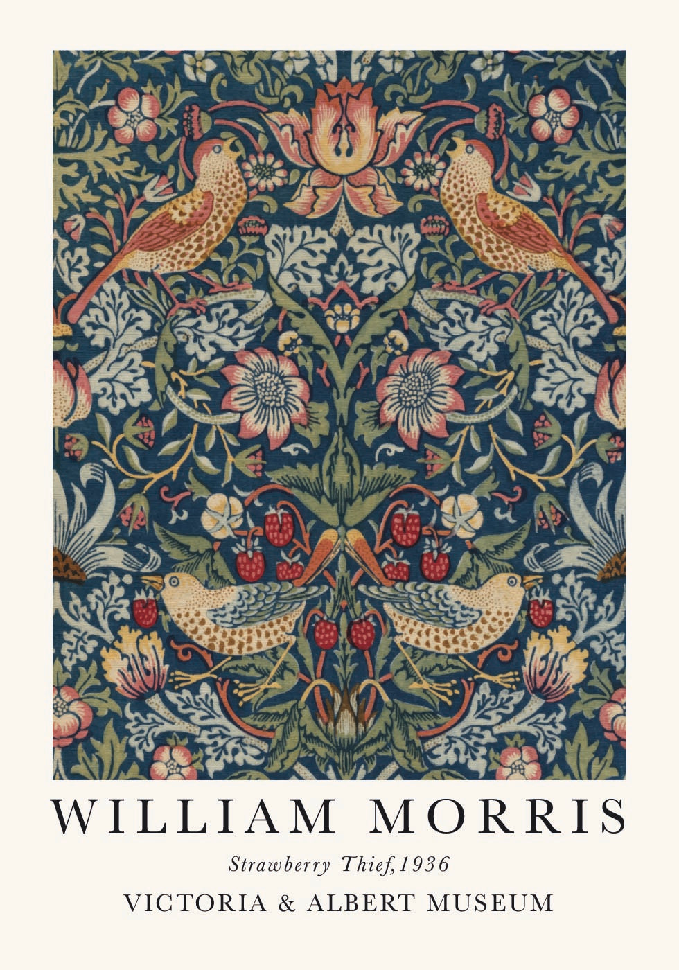 William Morris Strawberry Thief Plakat - Posterbox.dk