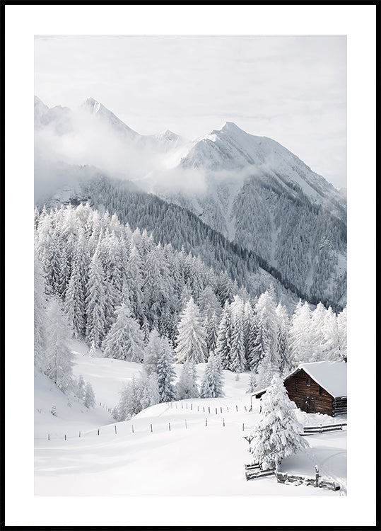 Winter Fairy Tale in the Alps Plakat - Posterbox.dk
