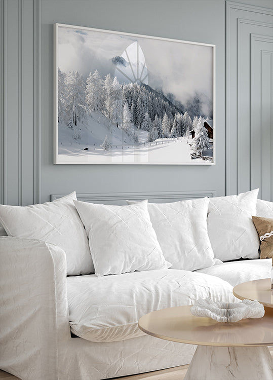 Winter Magic in the Alps Plakat - Posterbox.dk