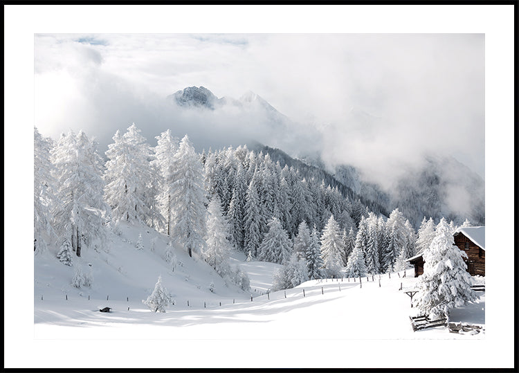 Winter Magic in the Alps Plakat - Posterbox.dk