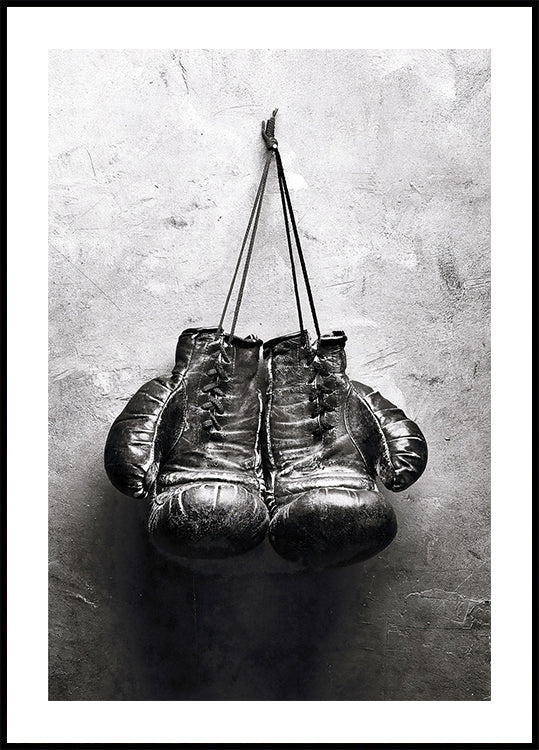 Worn Boxing Gloves Plakat - Posterbox.dk